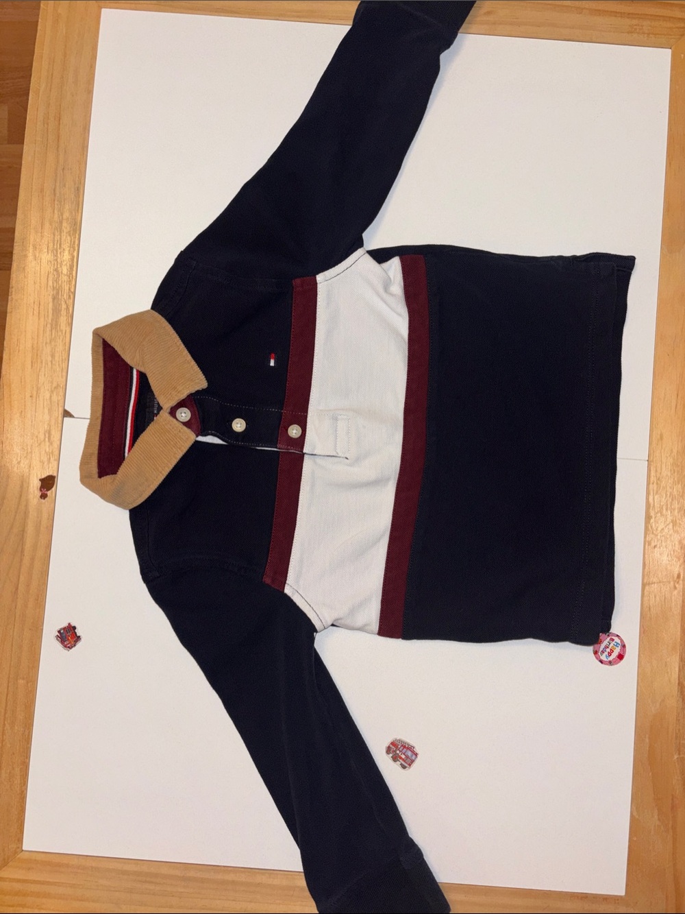 Kids long sleeve collared top